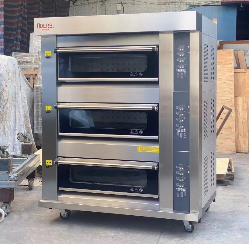 Commercial Kitchen Oven - Customized Commercial 3 Deck 6 Trays