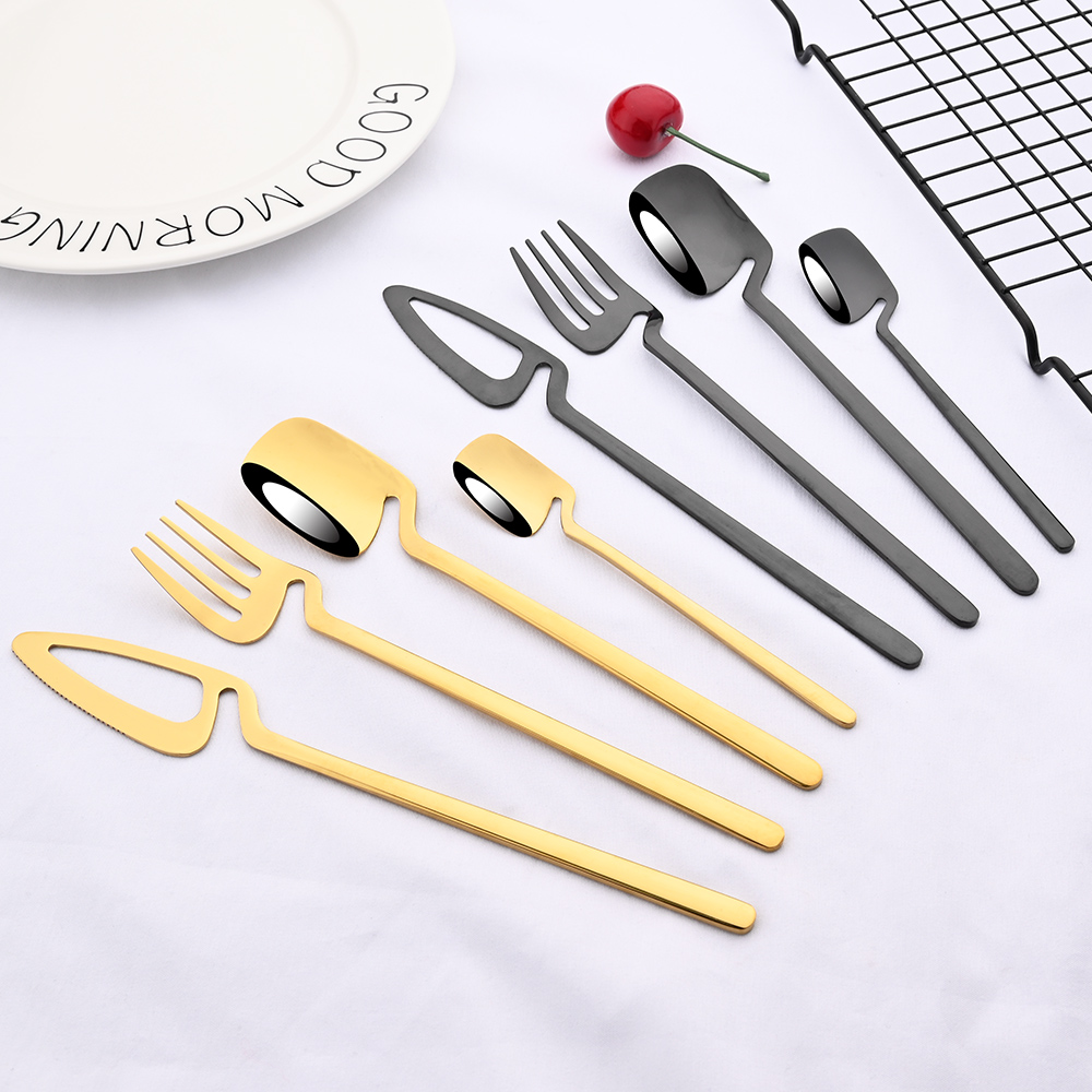 24Pcs Western Black Dinnerware - огляд і ціна Commercial Kitchen Knife Set