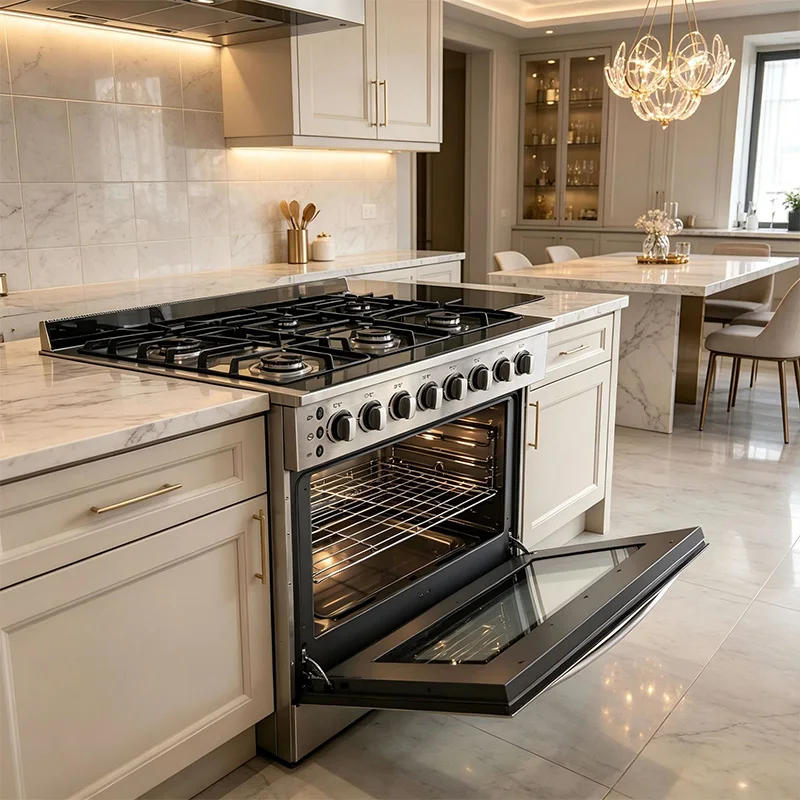 Commercial 6-Burner Gas Stove  - огляд і ціна Commercial Kitchen Oven