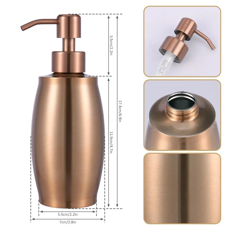 350ML Soap Dispenser 304 Stain - огляд і ціна Commercial Kitchen Manufacturers