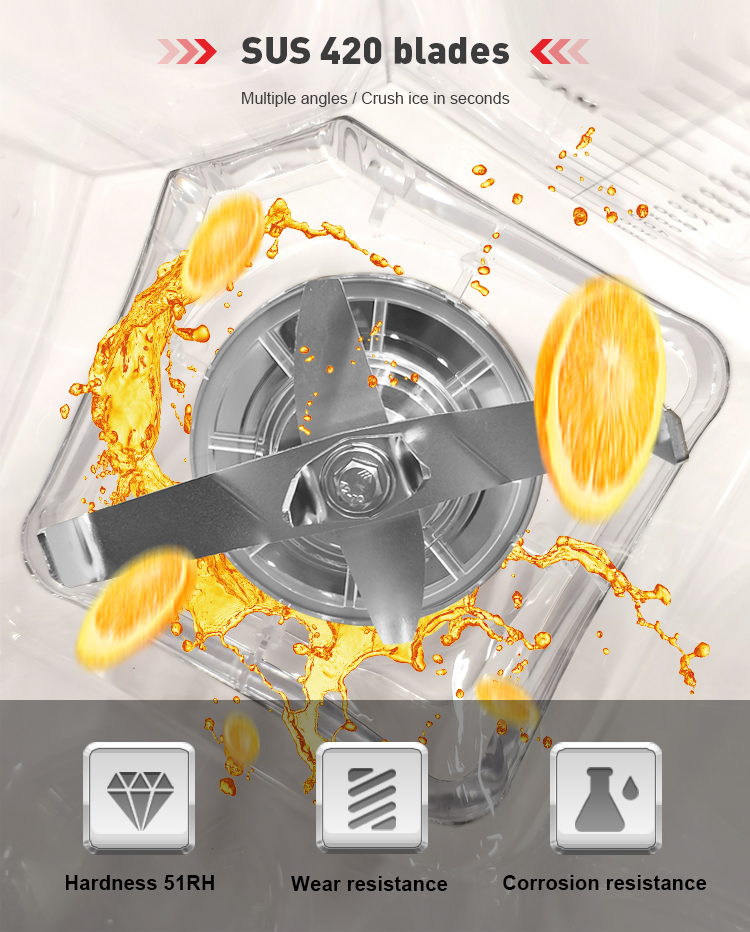 High Power 1.8L Commercial Kit - огляд і ціна Commercial Blender Heavy Duty