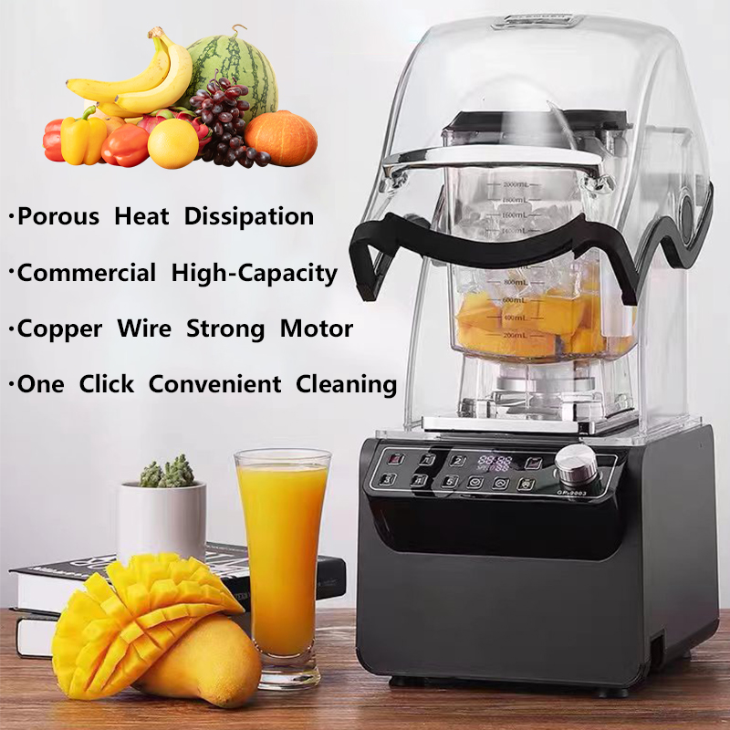 1800W Commercial Ice Blender M - огляд і ціна Commercial Blender Heavy Duty
