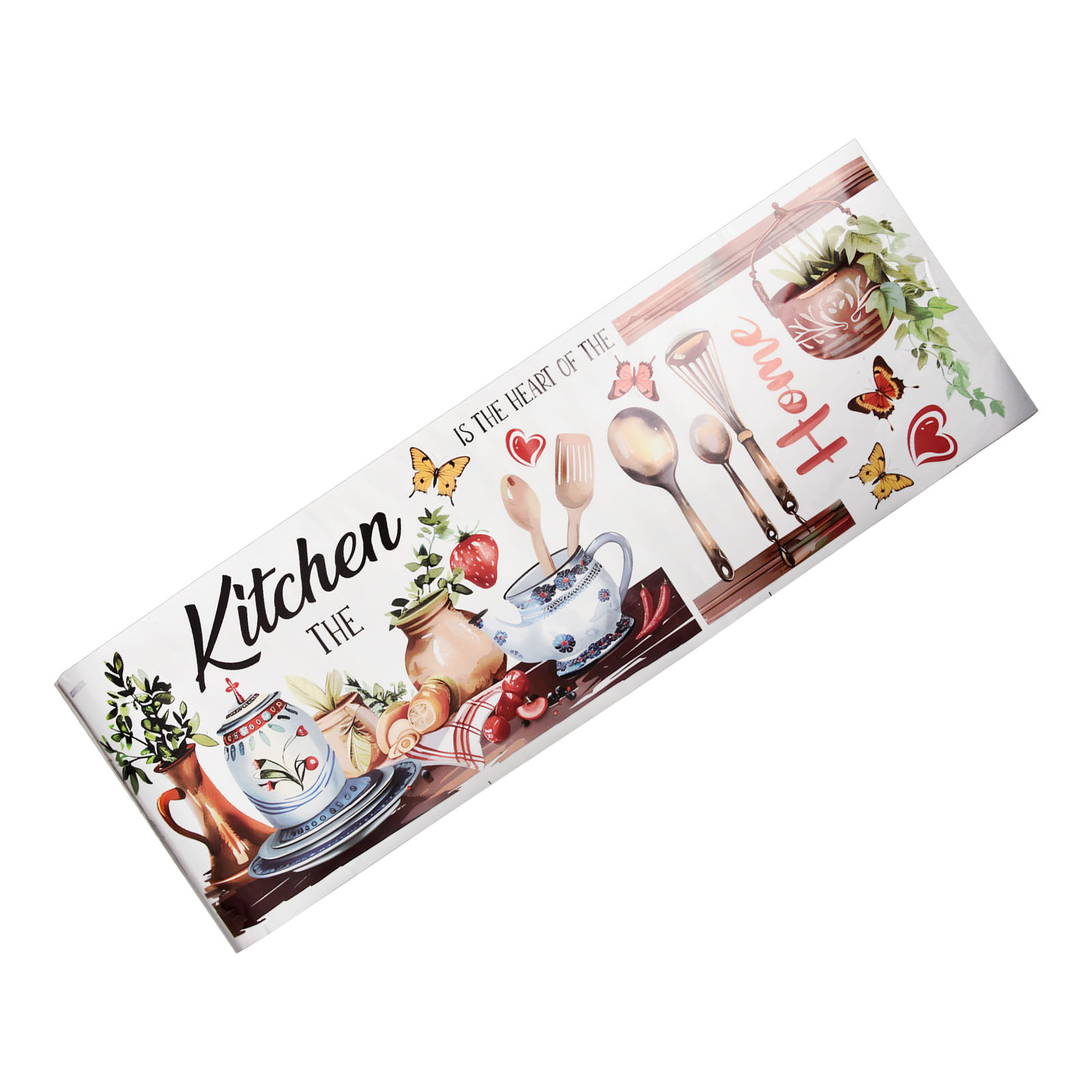 Floral Design PVC Wall Sticker - огляд і ціна Commercial Kitchen Interior