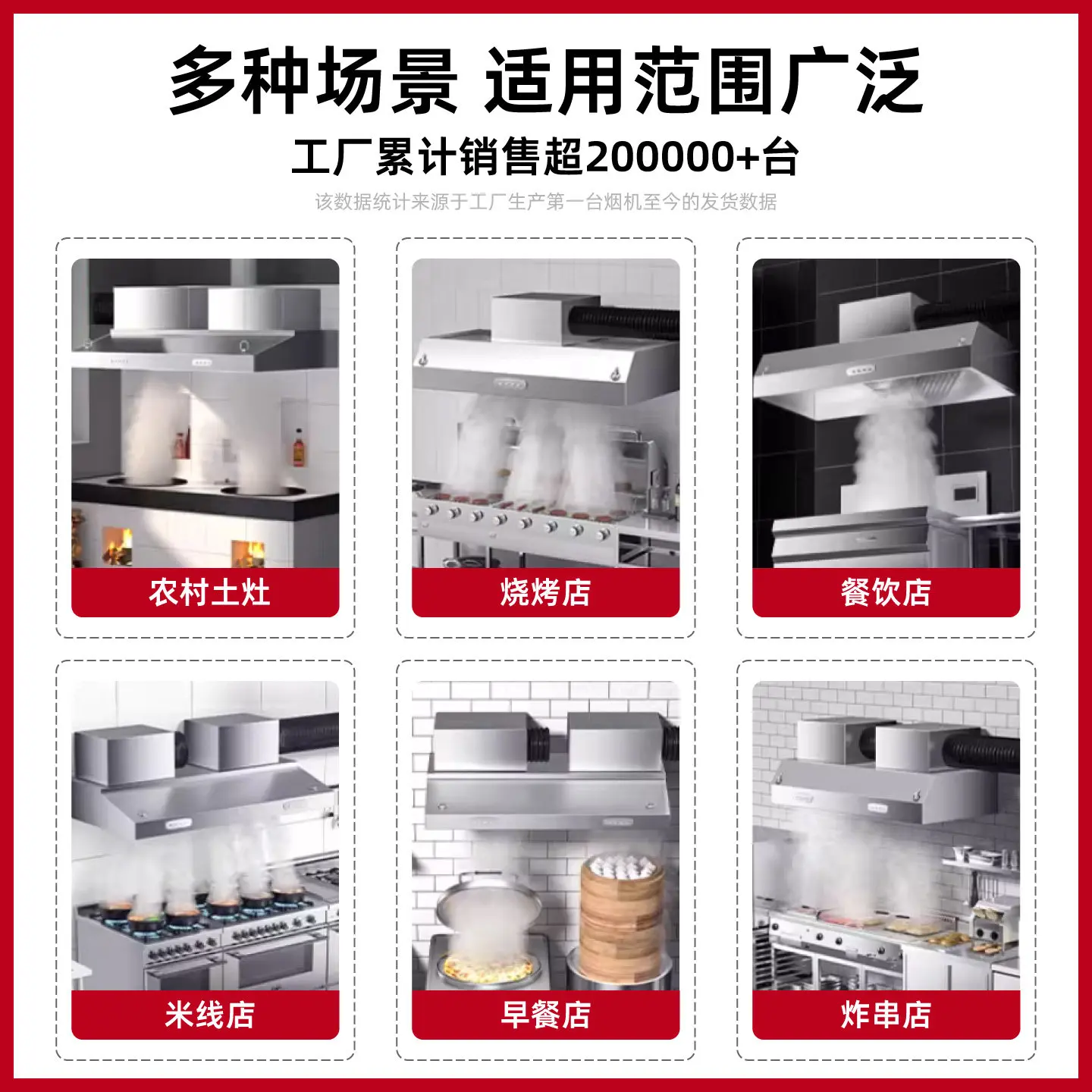 220V Powerful Ranting Range Ho - огляд і ціна Commercial Kitchen Vent