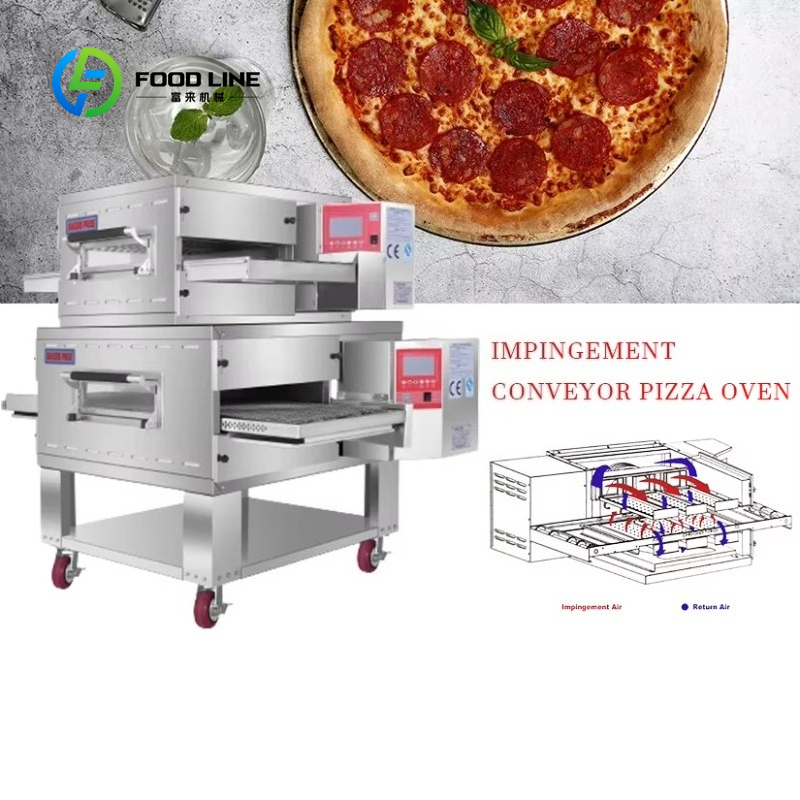 High Efficiency Customized Piz - огляд і ціна Pizza Conveyor Oven